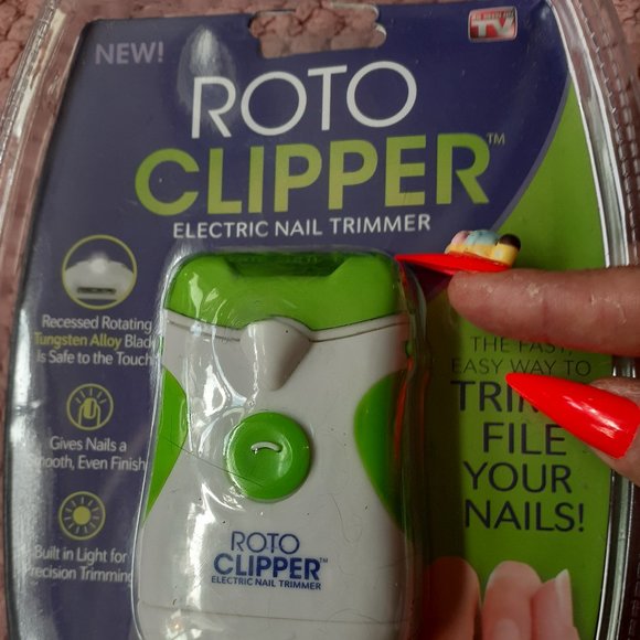 AS SEEN ON TV Brand New ROTO CLIPPER Electric Nail Trimmer - Picture 1 of 4